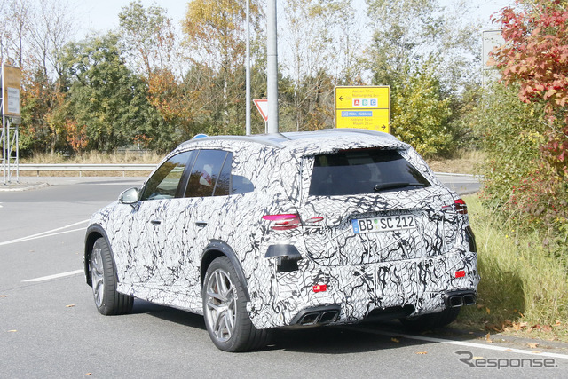 メルセデスAMG GLC 63 次期型プロトタイプ(スクープ写真)