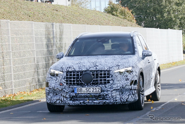 メルセデスAMG GLC 63 次期型プロトタイプ(スクープ写真)