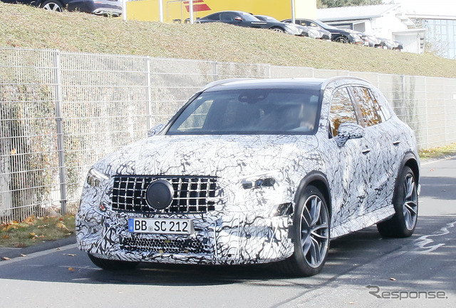 メルセデスAMG GLC 63 次期型プロトタイプ(スクープ写真)