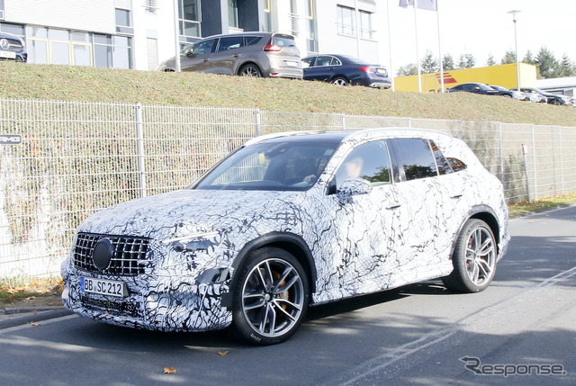 メルセデスAMG GLC 63 次期型プロトタイプ(スクープ写真)