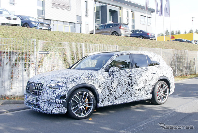 メルセデスAMG GLC 63 次期型プロトタイプ(スクープ写真)