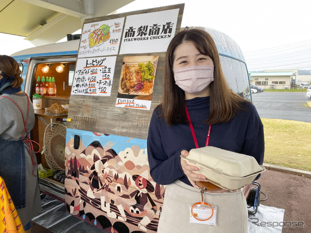 店舗型モビリティの停留所 SHOP STOP秋田（10月26日）