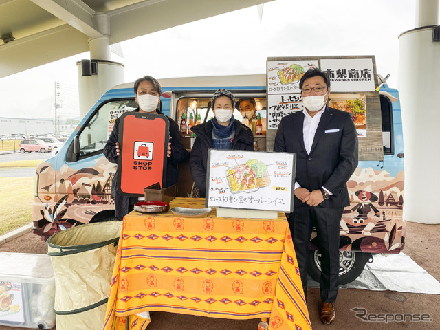 店舗型モビリティの停留所 SHOP STOP秋田(10月26日)