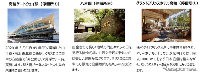 高輪・白金・白金台エリアの運行ルート