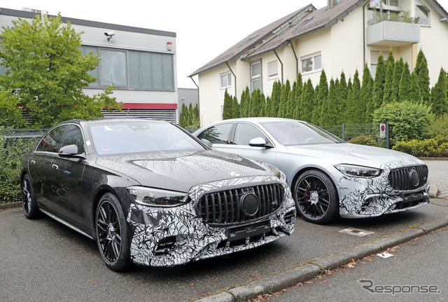 メルセデス AMG S63 新型プロトタイプ(スクープ写真)
