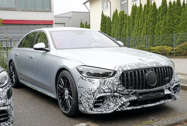 メルセデス AMG S63 新型プロトタイプ(スクープ写真)