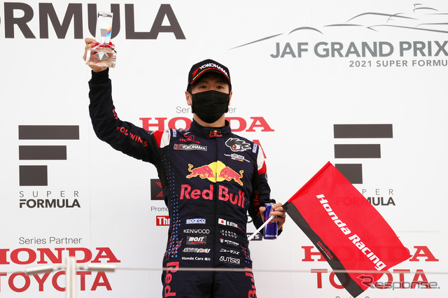 2021年ルーキーオブザイヤーを獲得した#15 大津弘樹(Red Bull MUGEN Team Goh)