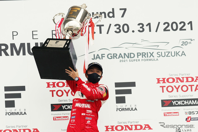 2021年ドライバーズチャンピオン#16 野尻智紀(TEAM MUGEN)