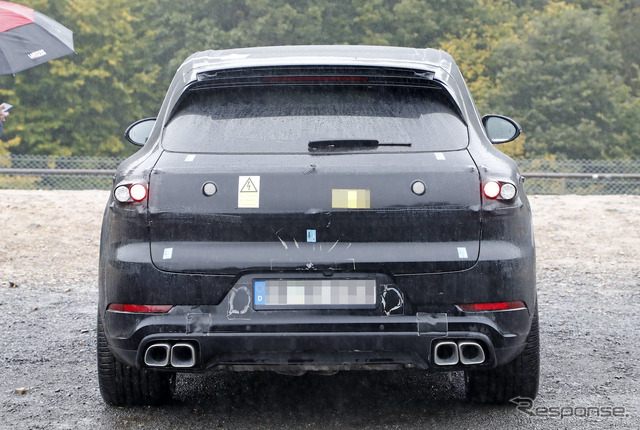 ポルシェ カイエン 改良新型プロトタイプ(スクープ写真)
