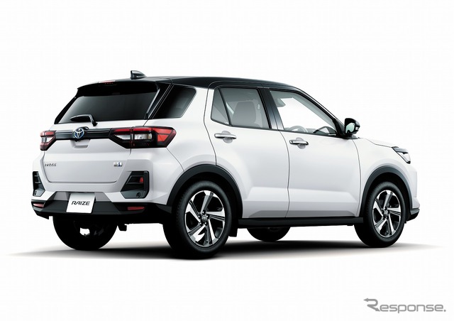 トヨタ ライズ Z(ハイブリッド・2WD)(ブラックマイカメタリック×シャイニングホワイトパール)