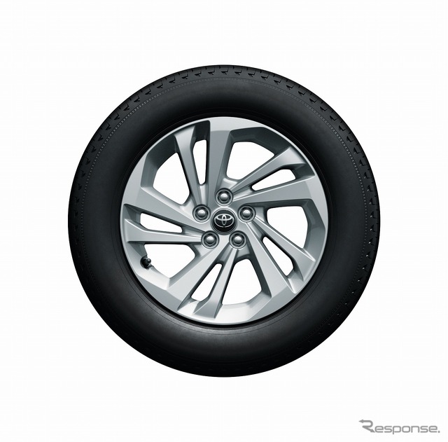 195/65R16タイヤ&16×6Jアルミホイール(シルバー塗装/5穴):トヨタ ライズ G(ハイブリッド・2WD)
