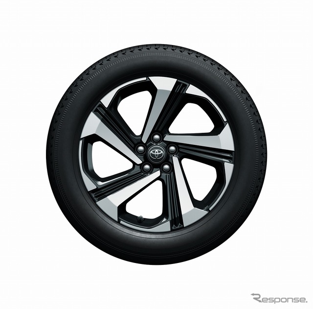195/60R17タイヤ&17×6Jアルミホイール(切削光輝+ブラック塗装/5穴):トヨタ ライズ Z(ハイブリッド・2WD)