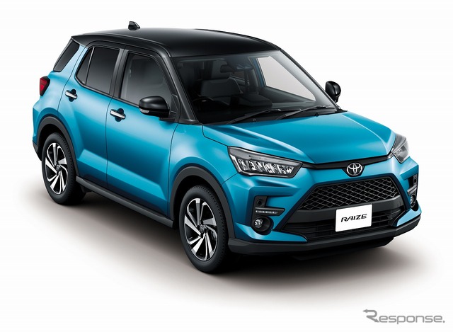 トヨタ ライズ Z(ガソリン・2WD)(ブラックマイカメタリック×ターコイズブルーマイカメタリック)