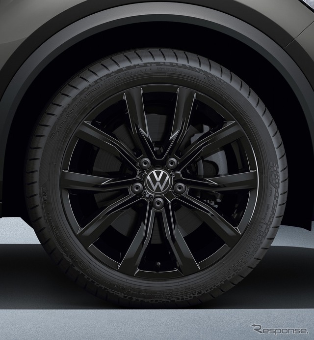 VW Tロック ブラックスタイル 7J×18アルミホイール(10スポーク)