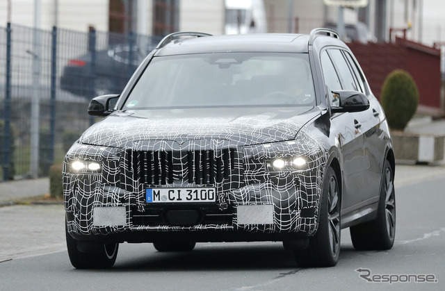 BMW X7 改良新型プロトタイプ(スクープ写真)