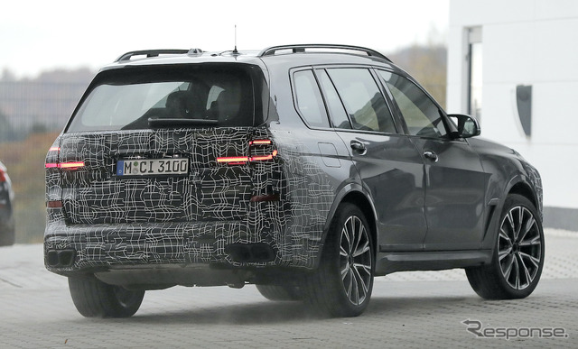 BMW X7 改良新型プロトタイプ(スクープ写真)