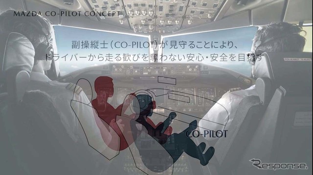 「Mazda Co-Pilot CONCEPT」は常に“副操縦士”が横に乗って見守ってくれている感覚