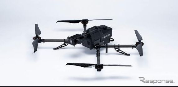 使用されるPRODRONE製のドローン。