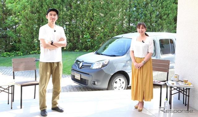 竹岡圭さん（左）と山中タイキさん