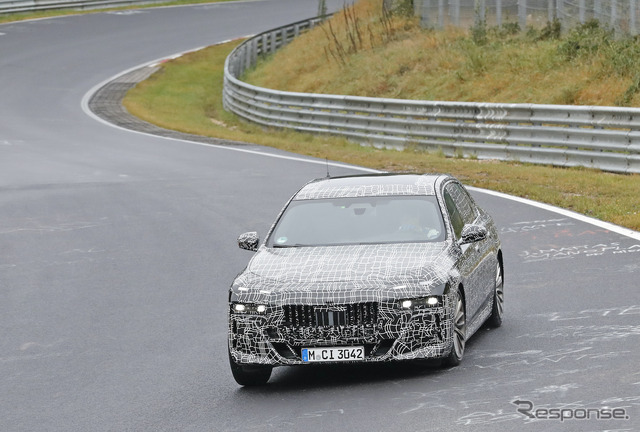BMW 7シリーズ 次期型プロトタイプ(スクープ写真)