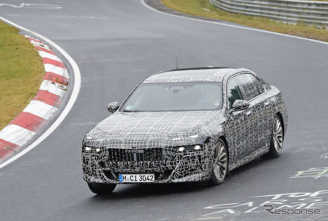 BMW 7シリーズ 次期型プロトタイプ(スクープ写真)