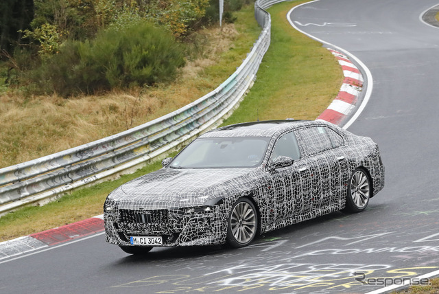 BMW 7シリーズ 次期型プロトタイプ(スクープ写真)