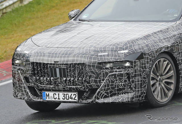 BMW 7シリーズ 次期型プロトタイプ(スクープ写真)