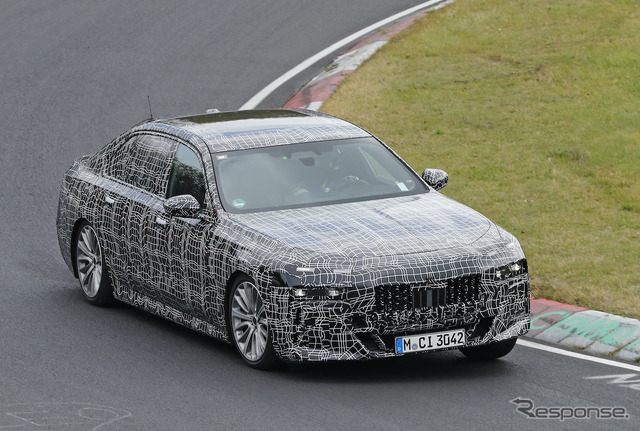 BMW 7シリーズ 次期型プロトタイプ(スクープ写真)