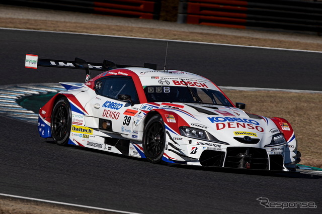 GT500クラス予選6番手の#39 DENSO KOBELCO SARD GR Supra(ヘイキ・コバライネン/中山雄一)
