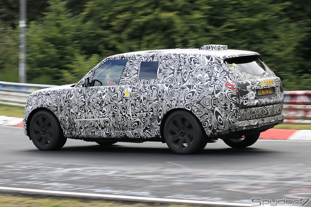 ランドローバー レンジローバー PHEV 開発車両 スクープ写真