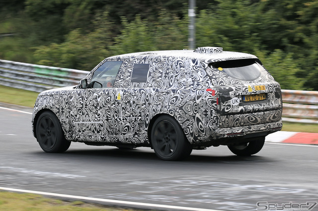 ランドローバー レンジローバー PHEV 開発車両 スクープ写真