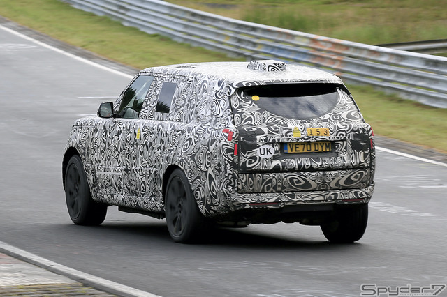 ランドローバー レンジローバー PHEV 開発車両 スクープ写真