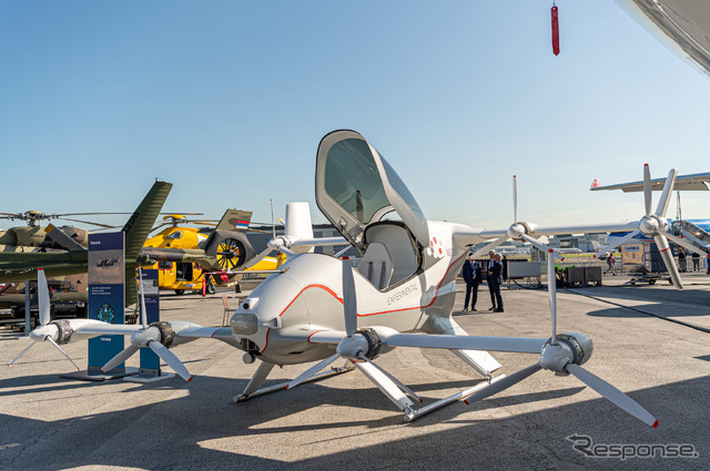 エアバカ・ヴァハナ(パリ航空ショー2019)。eVTOLの試作機