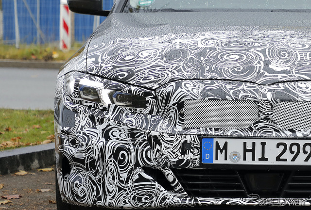 BMW 3シリーズツーリング 改良新型プロトタイプ(スクープ写真)