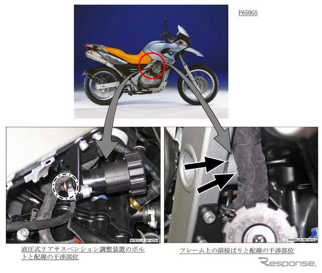【リコール】BMW R1200R などブレーキオイル漏れ