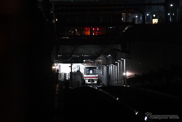京王線国領駅(10月31日)