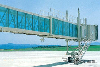 羽田新ターミナルにバリアフリー搭乗橋 菱重輸送機器エンジニアリングが受注