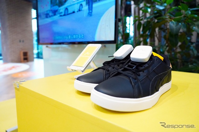 シューズイン型ナビゲーションシステム「あしらせ」