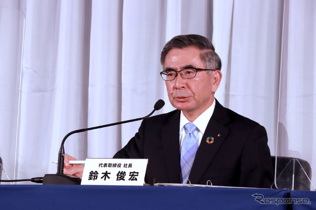 スズキの鈴木俊宏社長