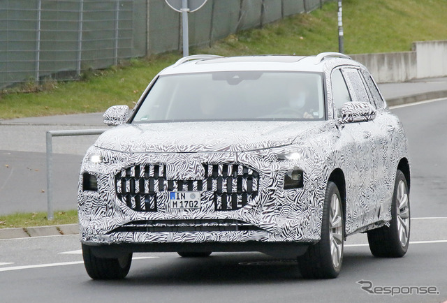 アウディ Q9 市販型プロトタイプ(スクープ写真)