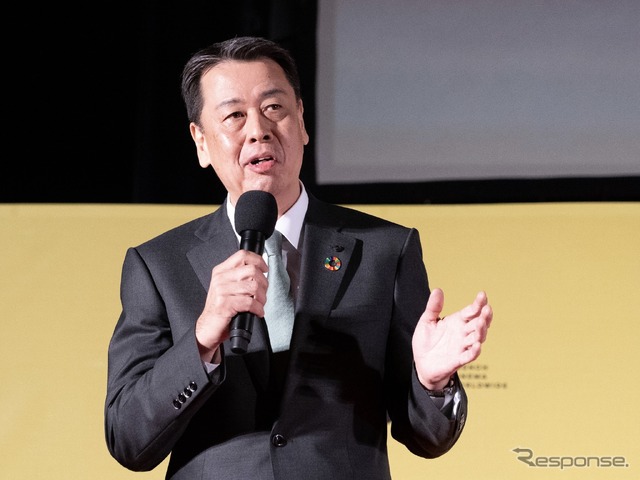 日産の内田社長(フランス映画祭2021 横浜:EVで星空上映)