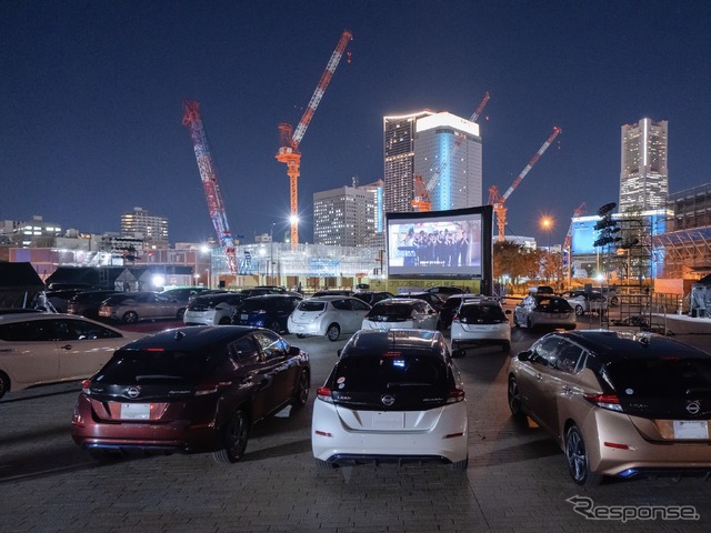 フランス映画祭2021 横浜:EVで星空上映