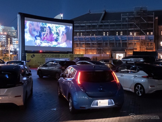 フランス映画祭2021 横浜：EVで星空上映