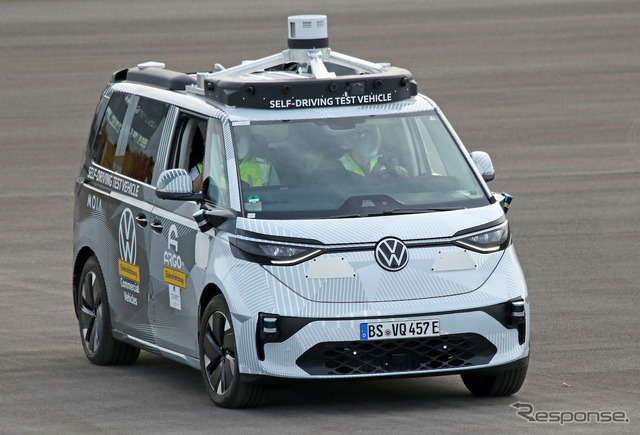 VW ID.BUZZ 市販型プロトタイプ(スクープ写真)