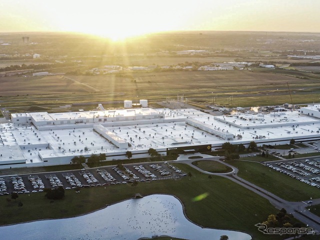 リヴィアン・ノーマル工場(米イリマイ州)。元三菱自動車の工場だ。
