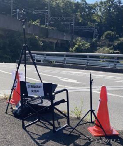 AIカメラによる交通量調査実証実験
