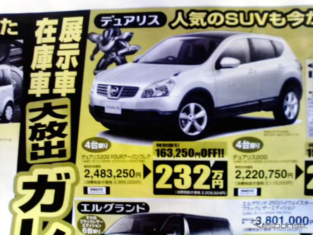 【値引き情報】ミニバンか、SUVか?