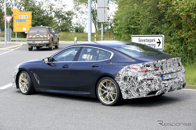 BMW 8シリーズグランクーペ 改良新型プロトタイプ(スクープ写真)