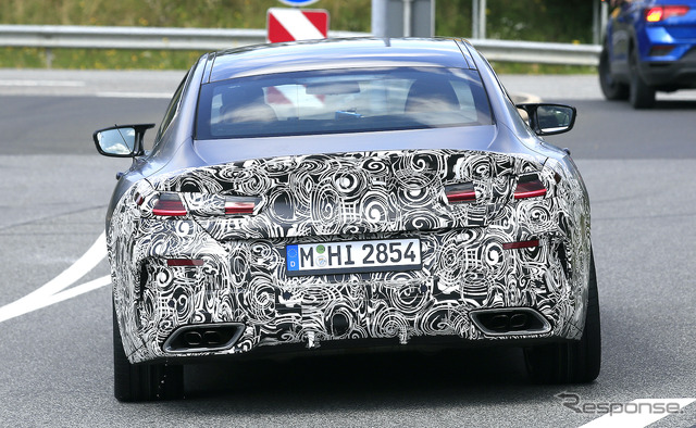 BMW 8シリーズグランクーペ 改良新型プロトタイプ(スクープ写真)