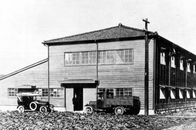 1915年頃の快進社の社屋